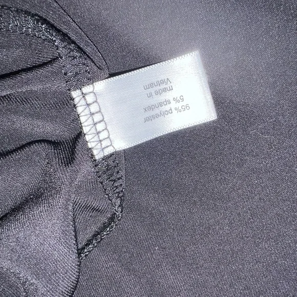 Lane Bryant Black Wrap Dress with Cinched Sleeves Size 22/24 - Picture 8 of 8